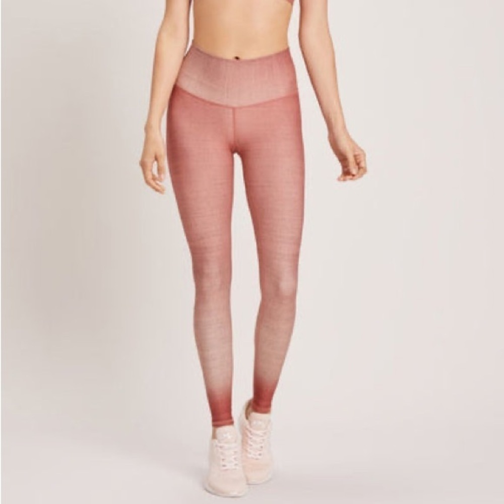 Niyama Sol Cactus Rose Dip Dye High Waist Leggings sz M